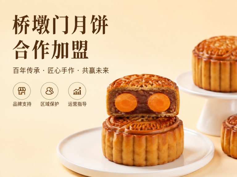 桥墩门精品果仁大月饼